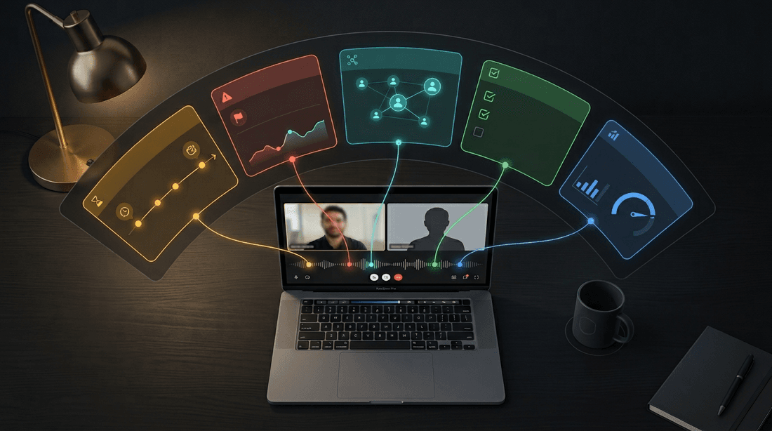 What AI should track in sales calls - outcome signals risk indicators and deal data extraction